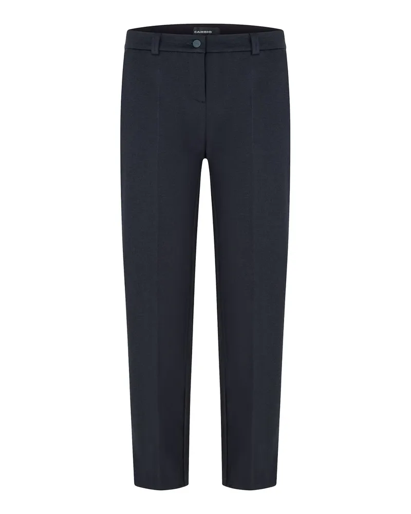 Cambio Carrot-Fit Stoffhose Karina Navy