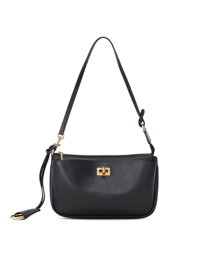 Balenciaga Schultertasche Rodeo Schwarz