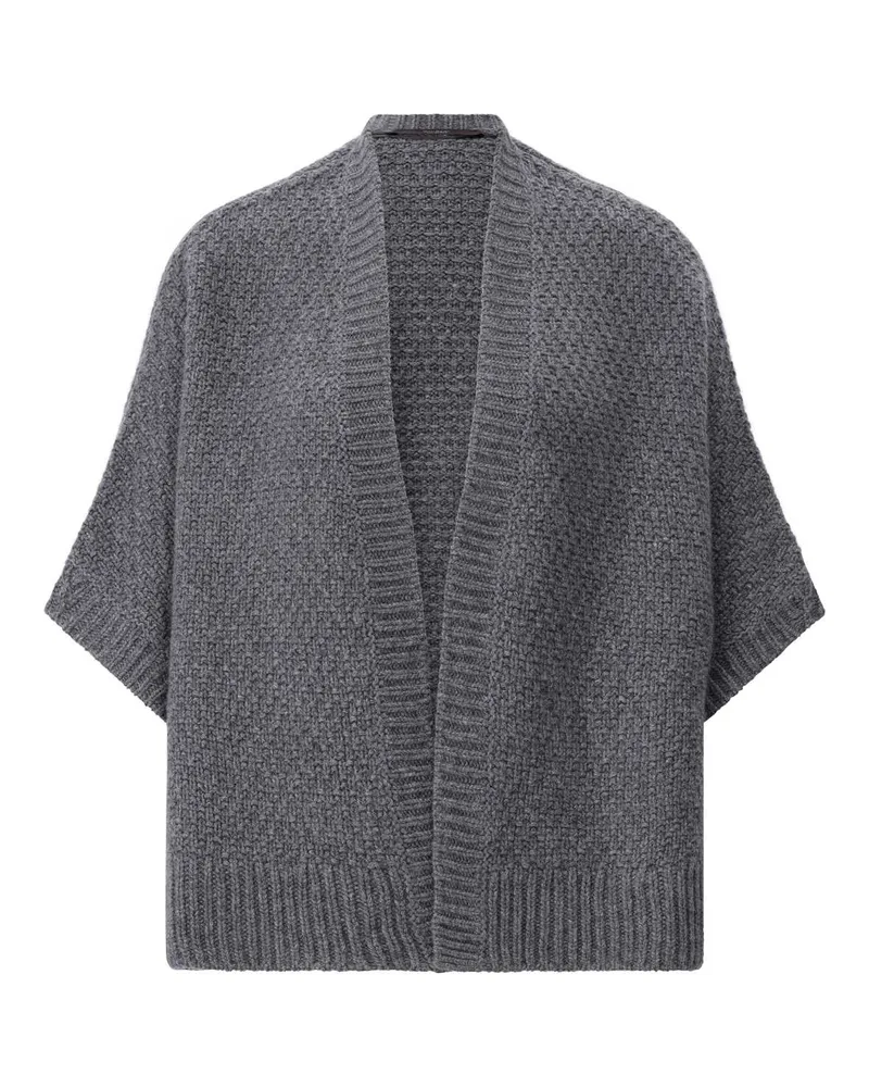 windsor. Strickjacke aus Kaschmir Grau