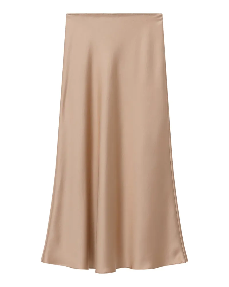 Luisa Cerano Maxirock aus Satin Orange