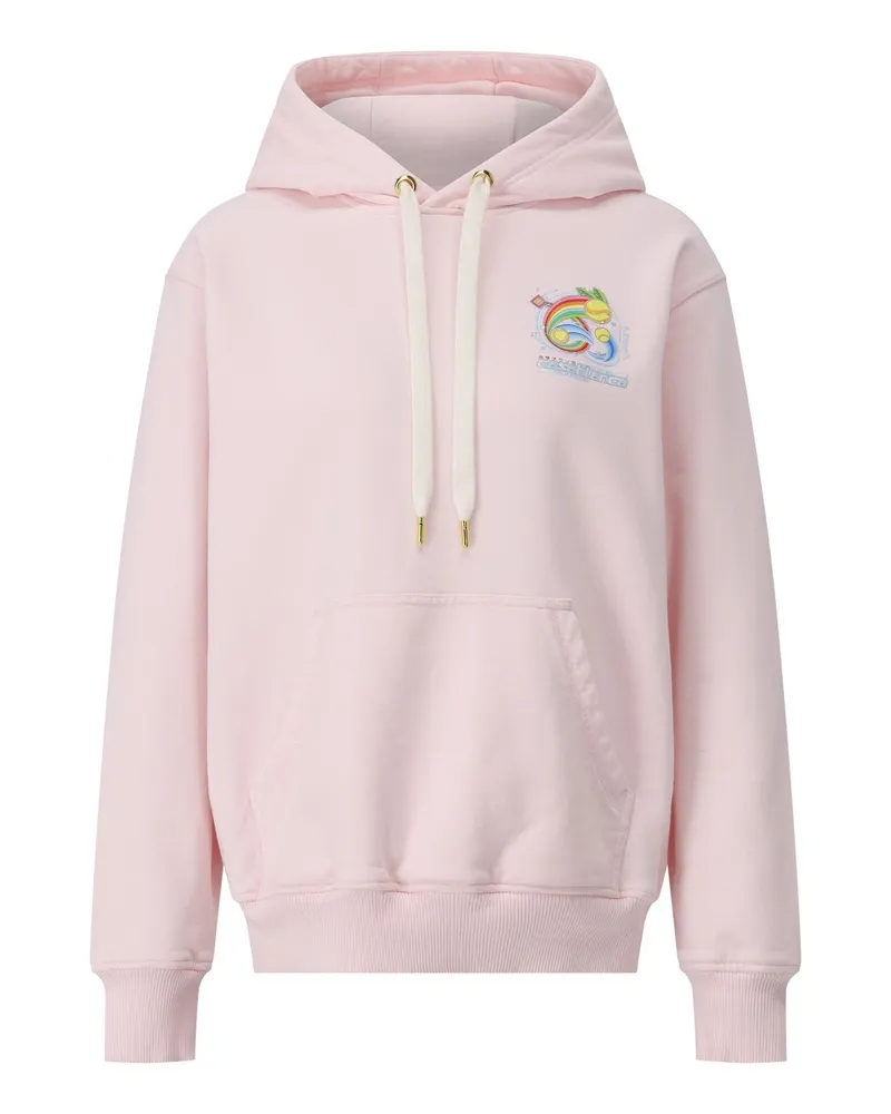 Casablanca Paris Hoodie mit Logo Rosa
