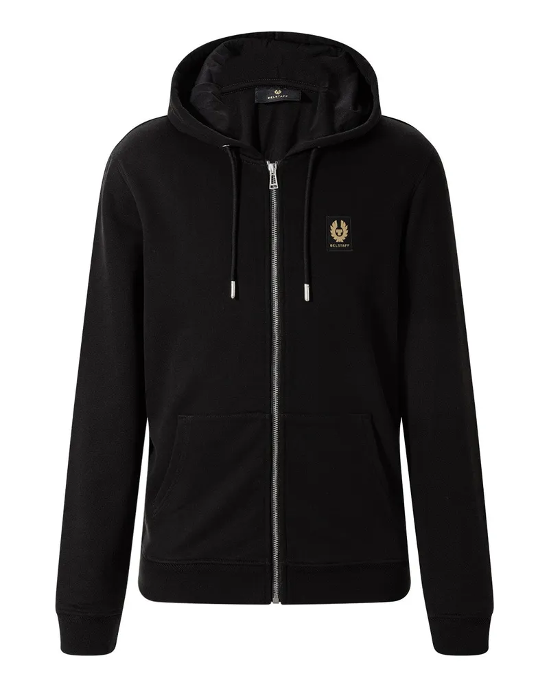 Belstaff Sweatjacke aus Baumwolle Graugrün