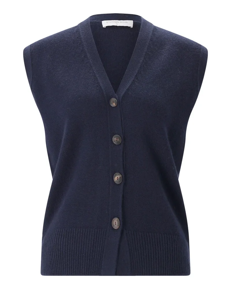Stephan Boya Weste Blake aus Kaschmir Navy