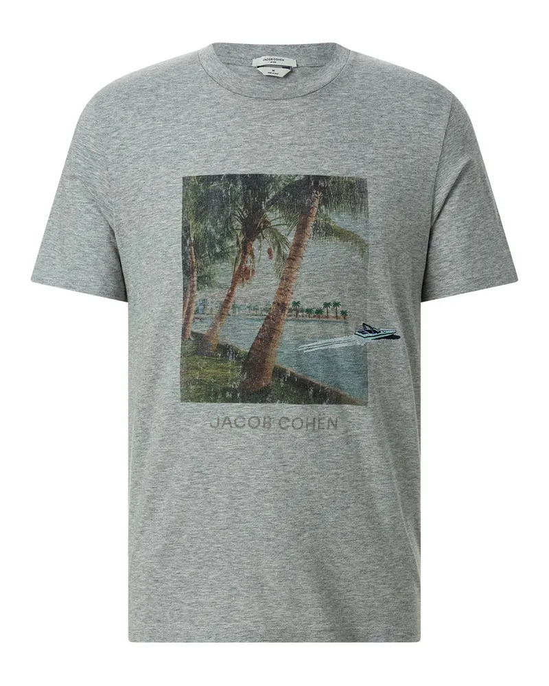 Jacob Cohën T-Shirt Resort Collection Grau