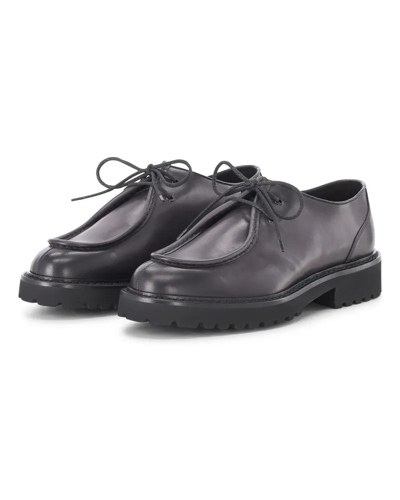 Doucal´s Schnürschuh aus Leder Anthrazit