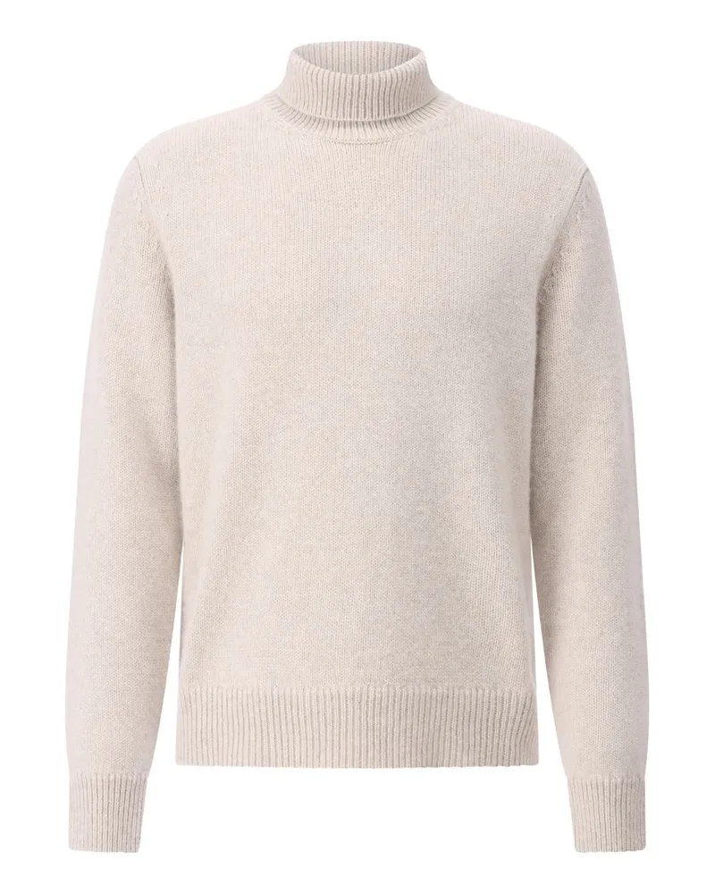 Massimo Alba Pullover Samuel aus Kaschmir & Alpaka Beige