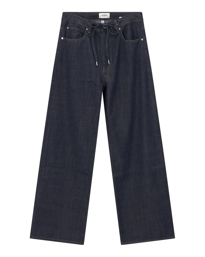 Frame Denim Jeans The Off Duty Drawstring Dunkelblau