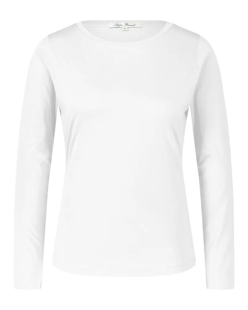 Stefan Brandt Langarmshirt Fanny Weiß