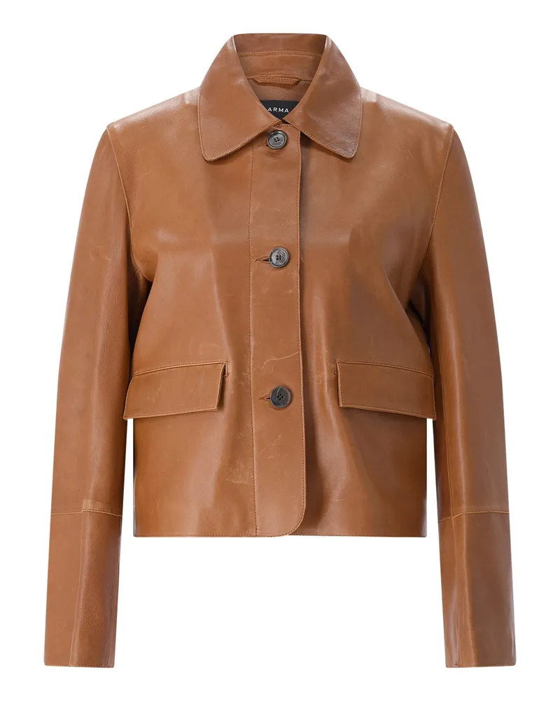 Arma Jacke Fem aus Leder Braun