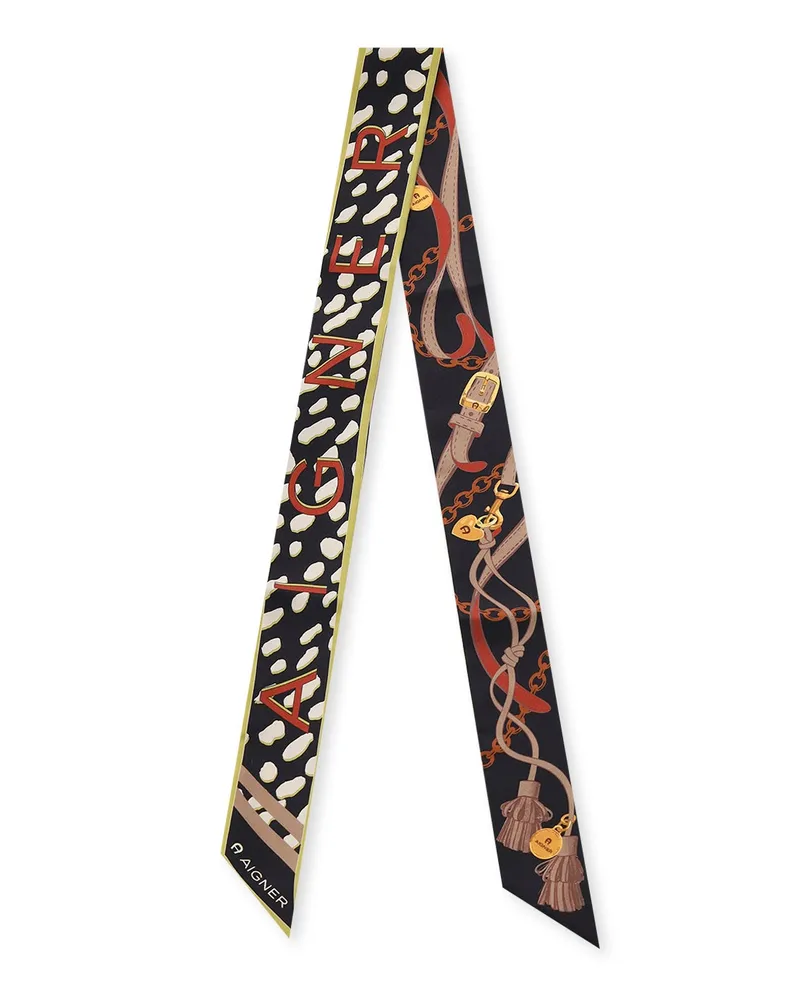 Aigner Tuch aus Seide Multicolor