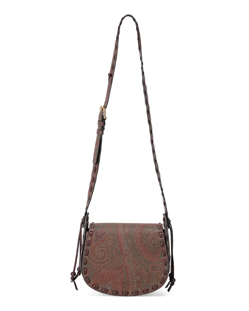 Etro Umhängetasche aus Leder Braun
