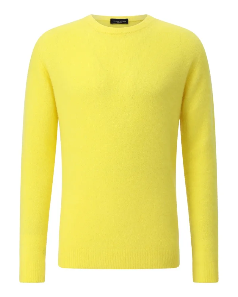 Roberto Collina Strickpullover aus Kaschmir Gelb