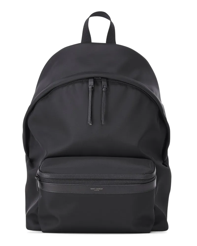 Saint Laurent Rucksack mit Logo Schwarz