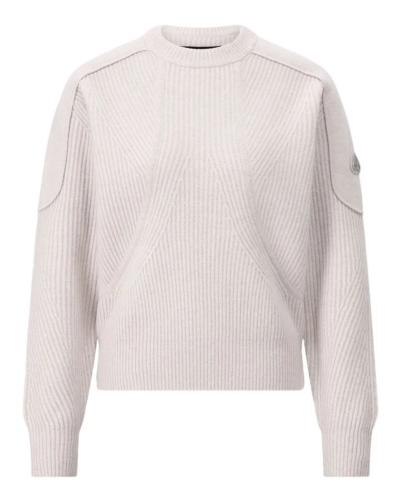 Moose Knuckles Strickpullover aus Wolle Beige