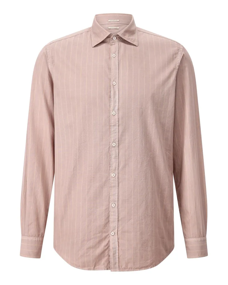 Massimo Alba Regular-Fit Hemd Genova Rosa
