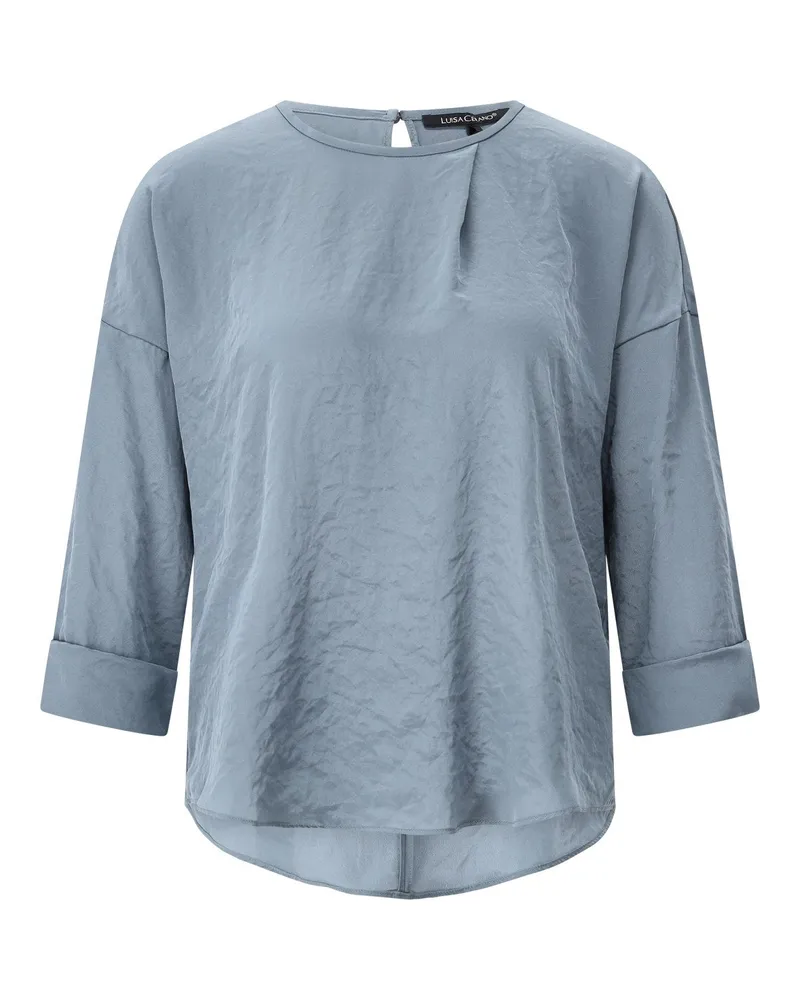 Luisa Cerano Fließendes Blusenshirt Blau