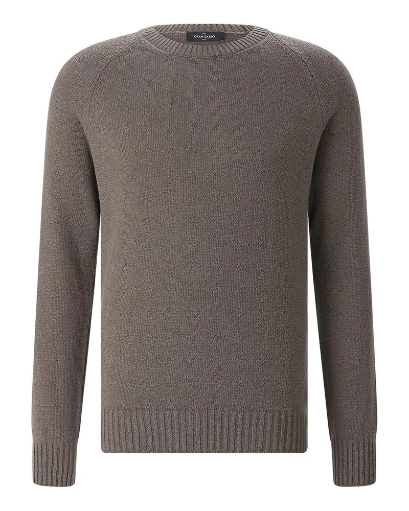 Gran Sasso Pullover aus Baumwollmix Braun