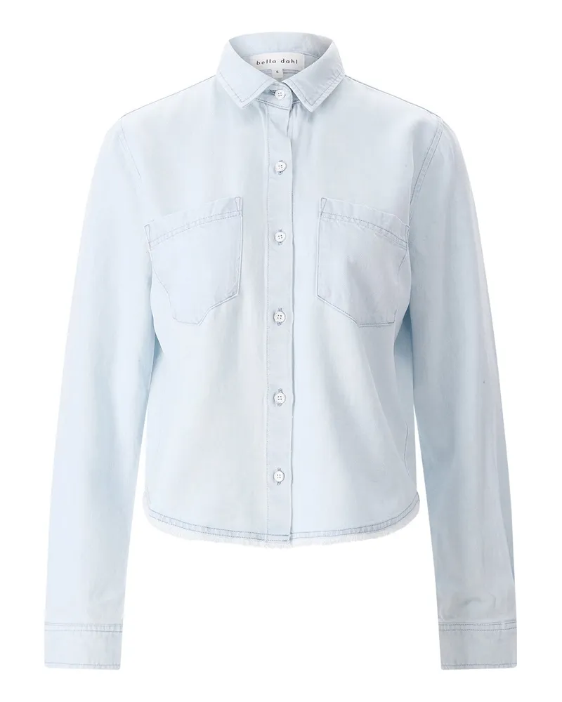 Bella Dahl Hemdbluse in Jeans-Optik Hellblau