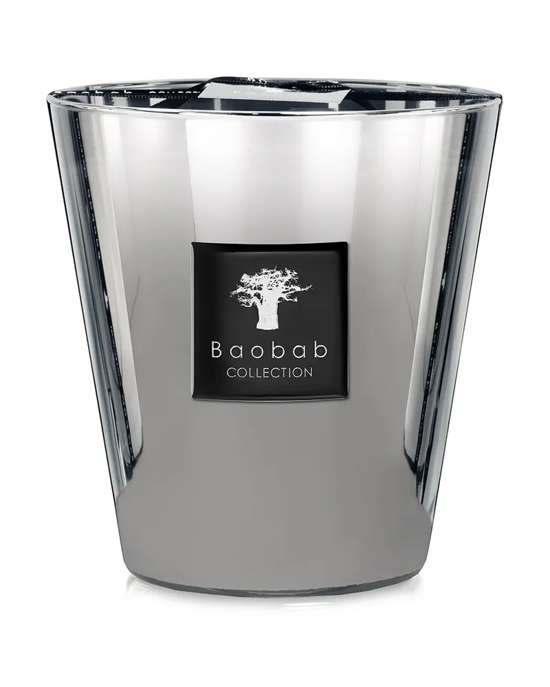 Baobab Collection Duftkerze Les Exclusives Platinum Silber