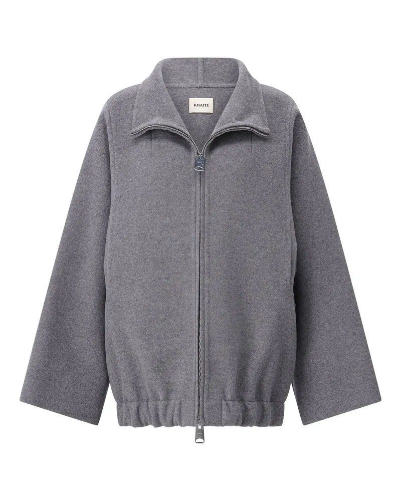 KHAITE Oversize-Jacke Garret mit Stehkragen Grau