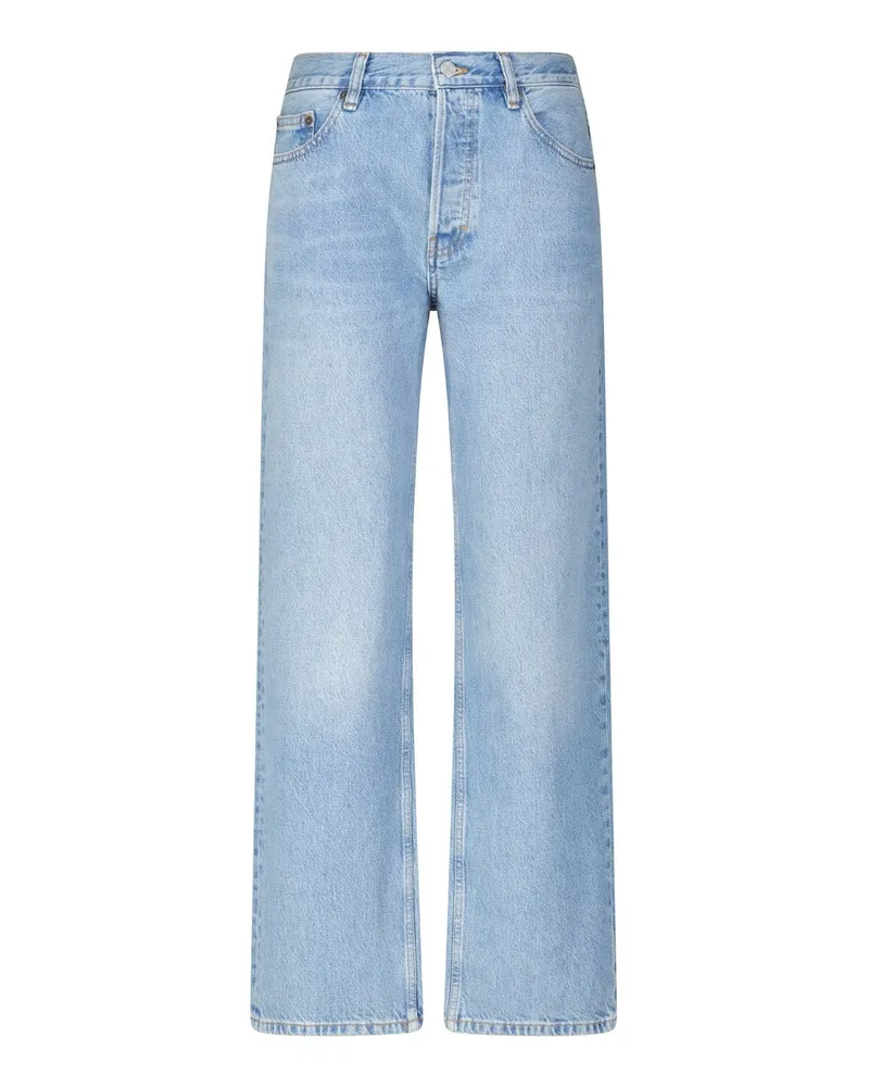 Frame Denim Relaxed-Fit Jeans Hellblau
