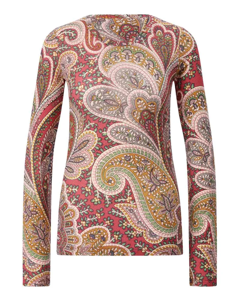 Etro Langarmshirt mit Paisley-Muster Multicolor