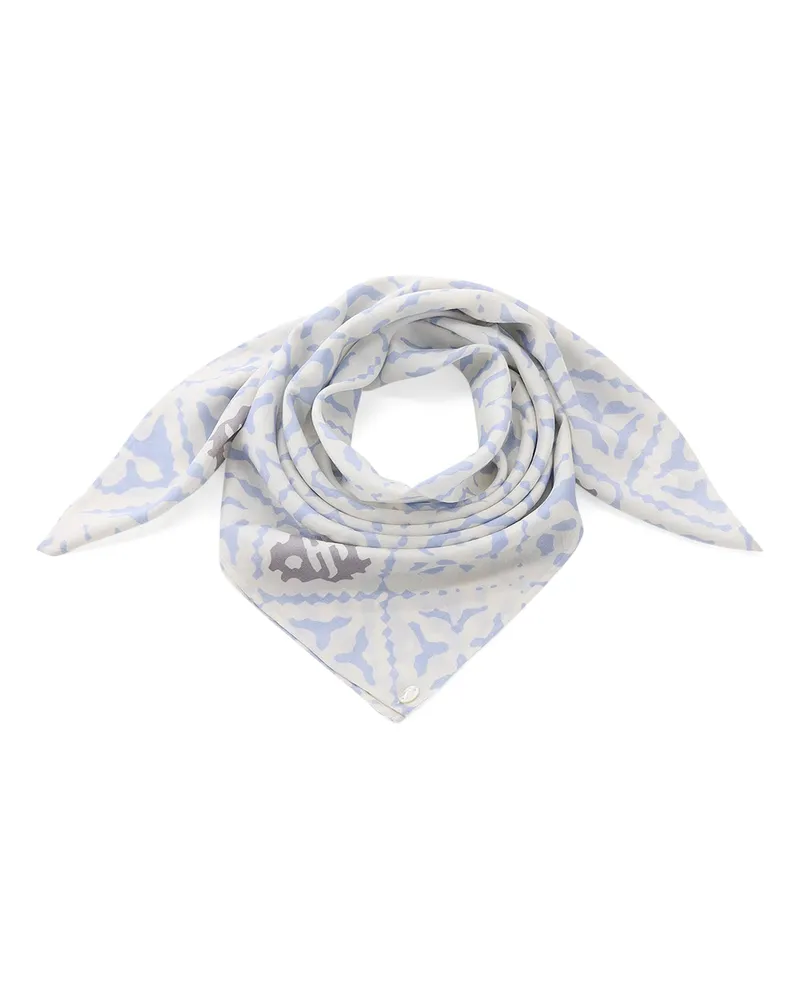 Friendly Hunting Tuch Midcube aus Seide Hellblau