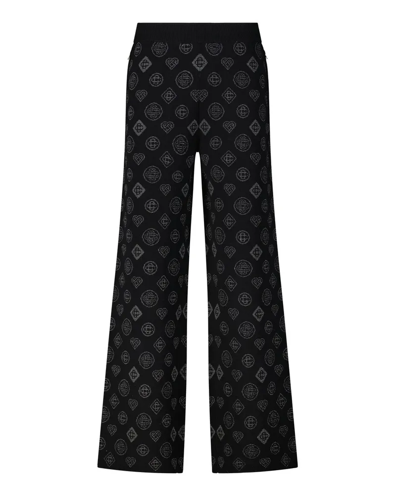 Casablanca Paris Sweatpants mit Logo-Print Schwarz