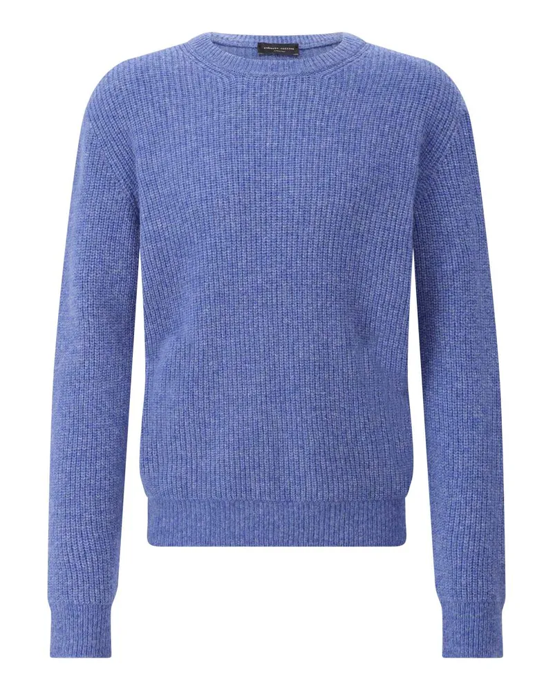 Roberto Collina Strickpullover aus Woll-Mix Blau