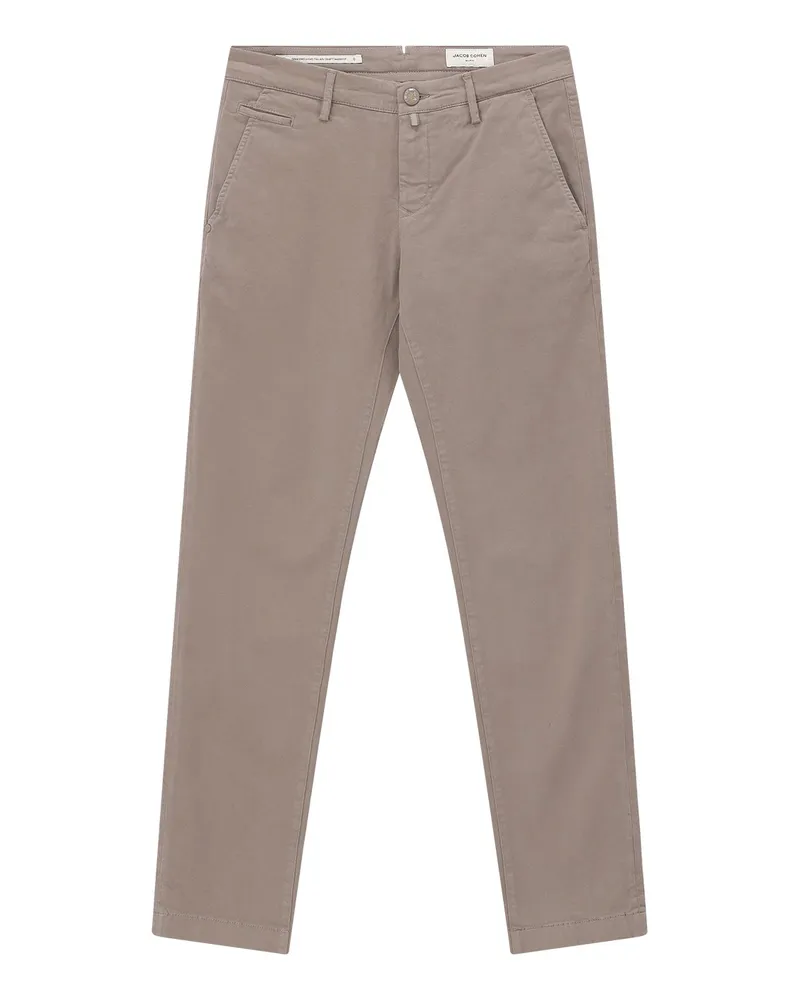 Jacob Cohën Slim-Fit Hose Bobby Hellbraun
