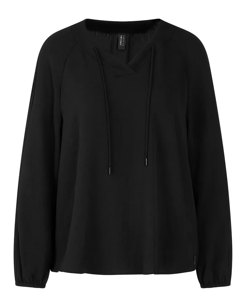 Marc Cain Blusenshirt mit Kordeln Schwarz