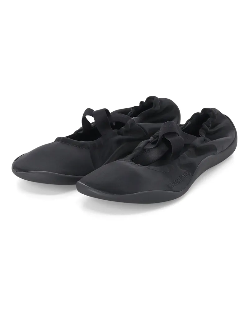 Balenciaga Ballerinas Shibuya mit Logo Schwarz