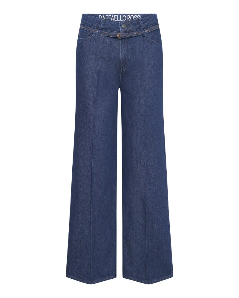 RAFFAELLO ROSSI  Wide-Leg Jeans Sventy Dunkelblau