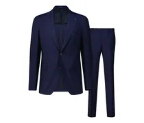 Zweiteiliger Slim-Fit Anzug aus Schurwolle