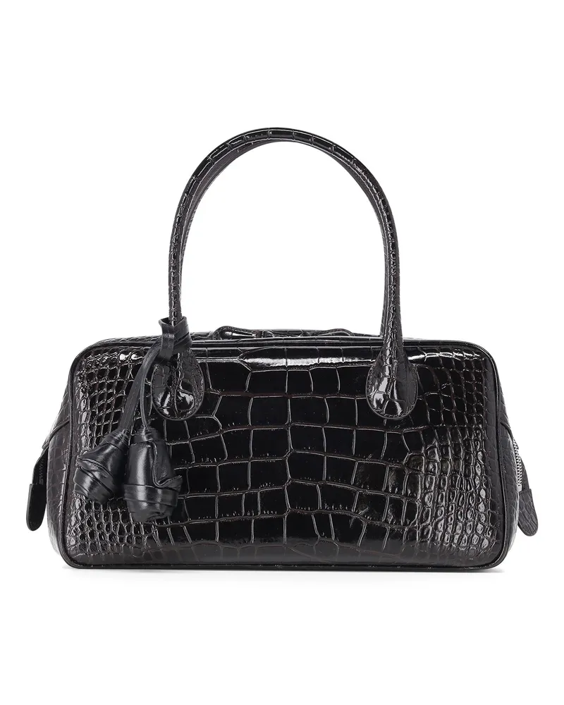 Magda Butrym Handtasche Brigitte aus Kalbsleder Dunkelbraun