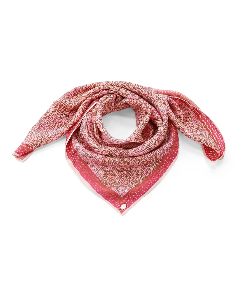 Friendly Hunting Tuch aus Seide Pink