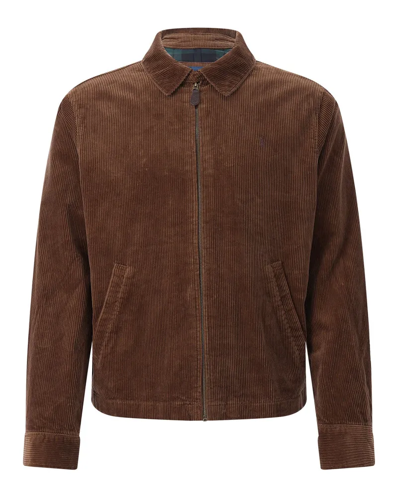 Ralph Lauren Cordjacke aus Baumwolle Dunkelbraun