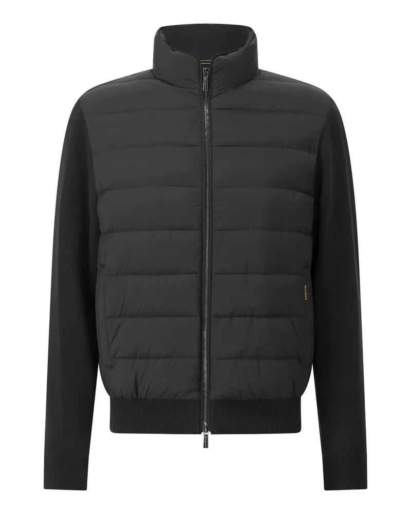 MOORER Bomberjacke Lanzi Schwarz