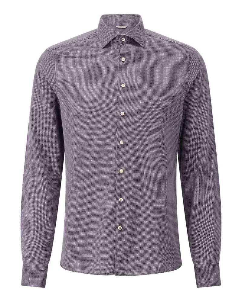 Stenströms Slim-Fit Hemd Braun