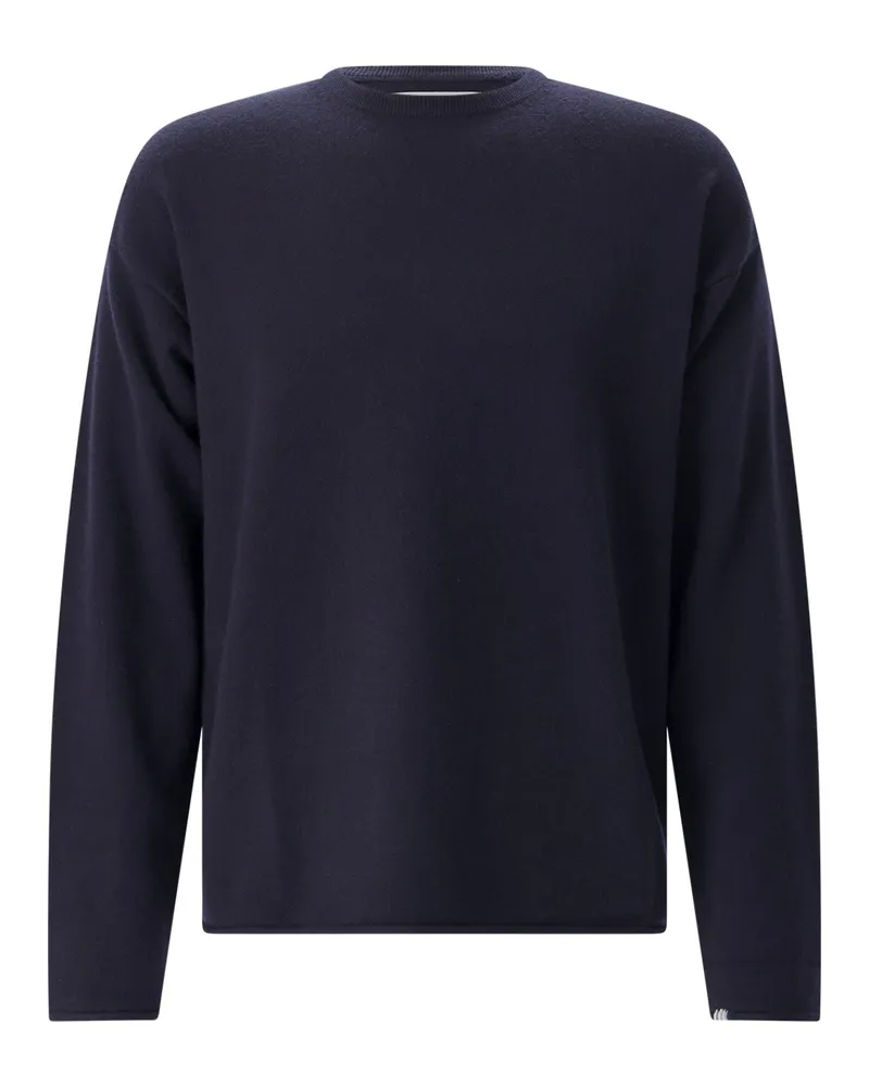 extreme cashmere Pullover Paolo aus Kaschmir-Mix Navy