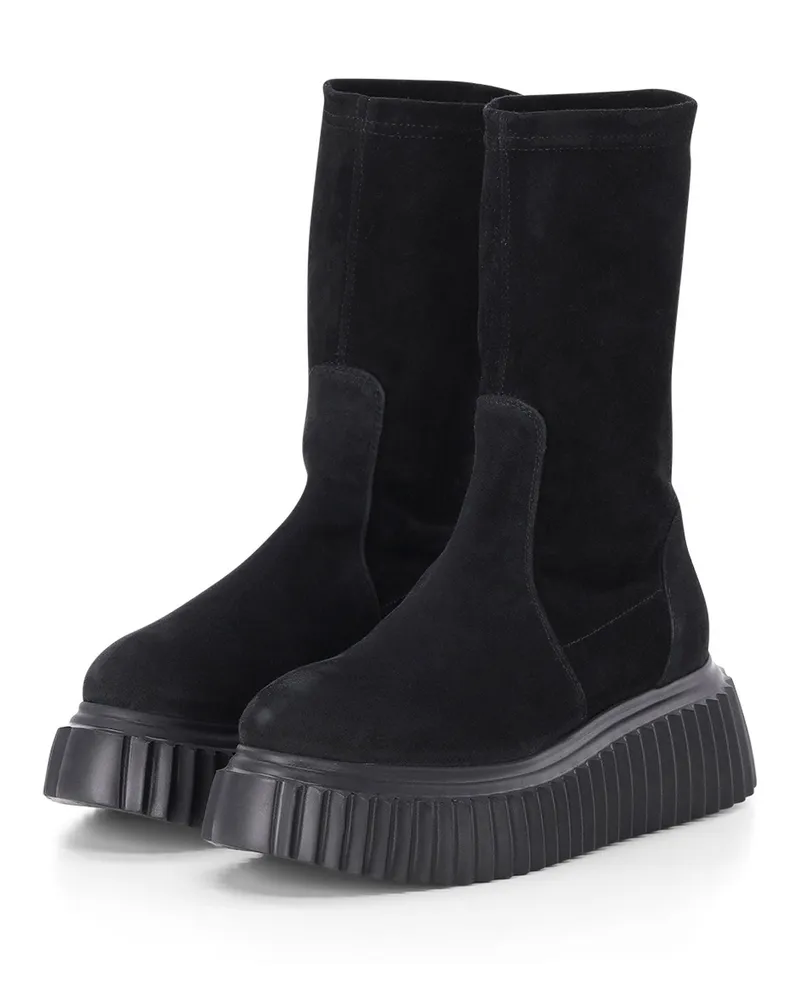 Attilio Giusti Leombruni Stiefelette Milagros Stretch Schwarz