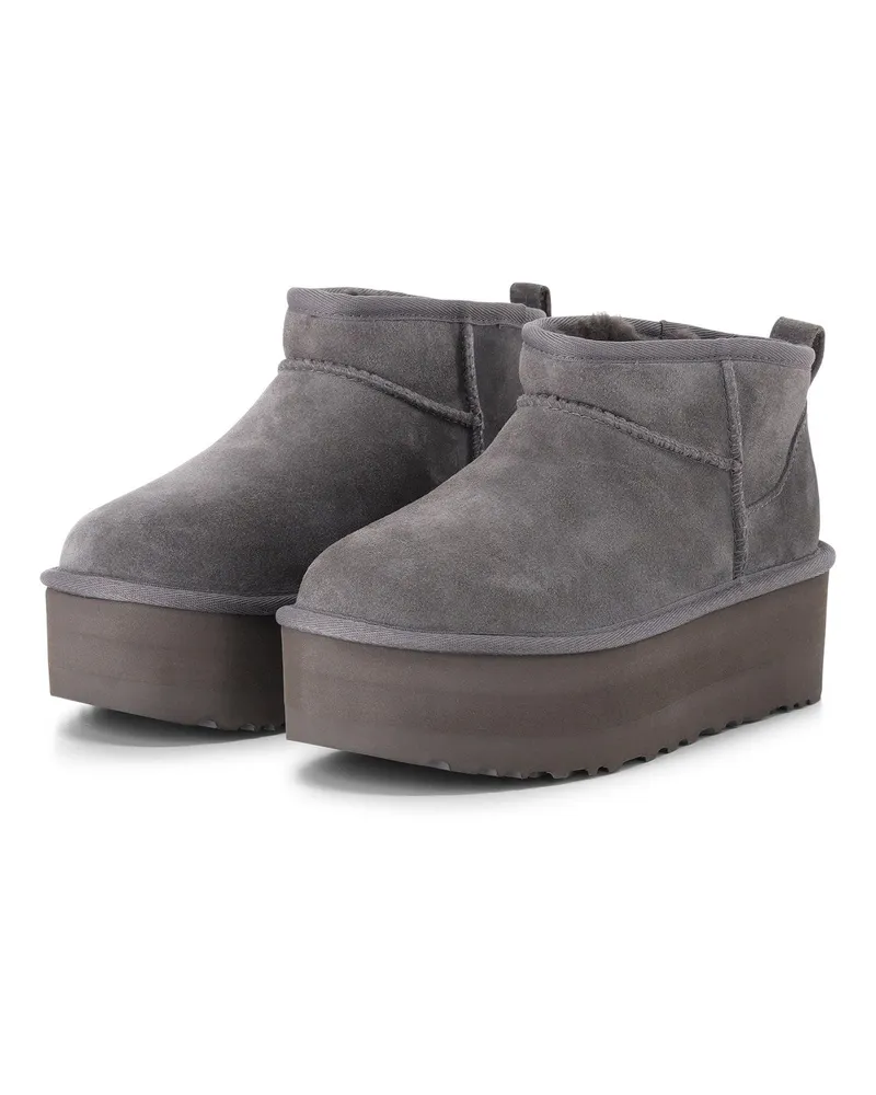 UGG Plateaustiefel Classic Ultra Mini Platform Grau