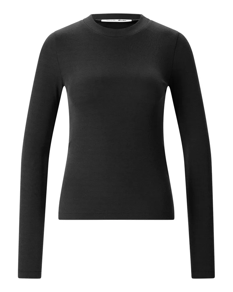 Fear of God Geripptes Langarmshirt Schwarz