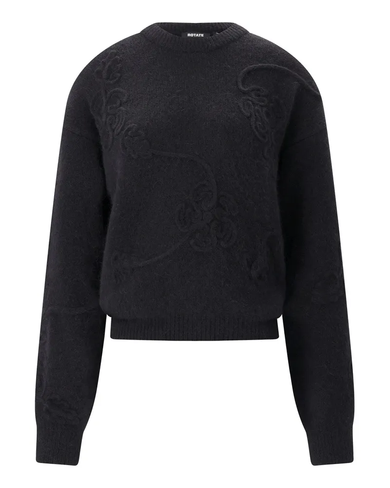 ROTATE Birger Christensen Pullover aus Woll-Mix Schwarz