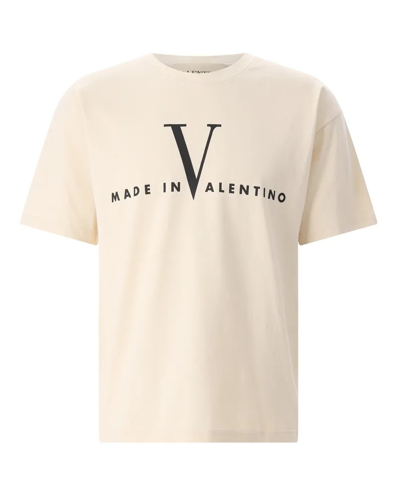 Valentino Garavani T-Shirt mit Print Beige