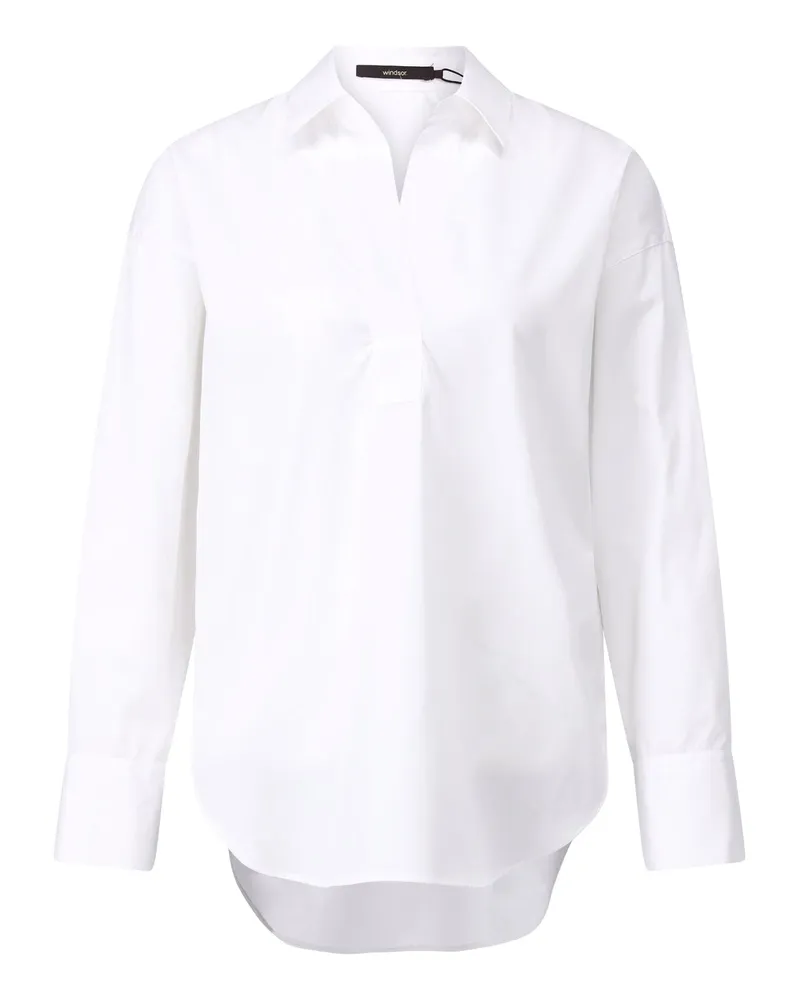 windsor. Bluse aus Baumwolle Weiß