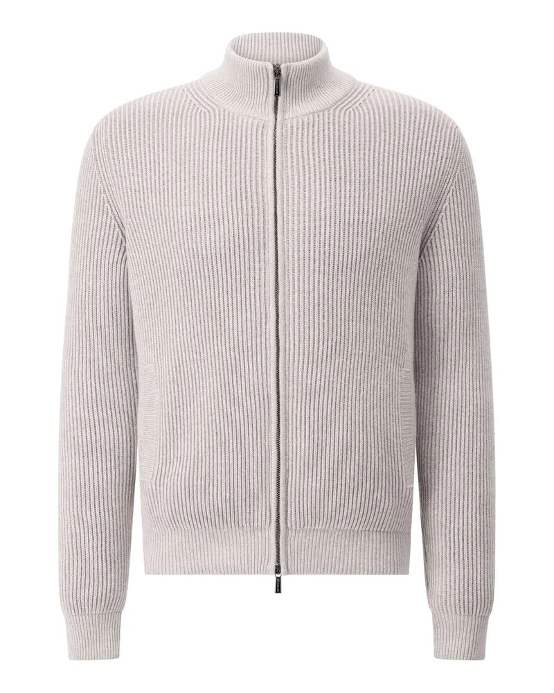 MOORER Wolljacke Arena mit Daunen Beige