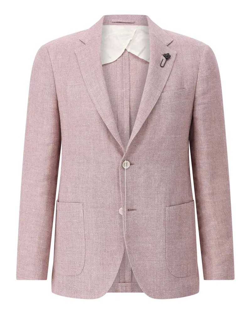 LARDINI Sakko aus hochwertigem Strick Rosa