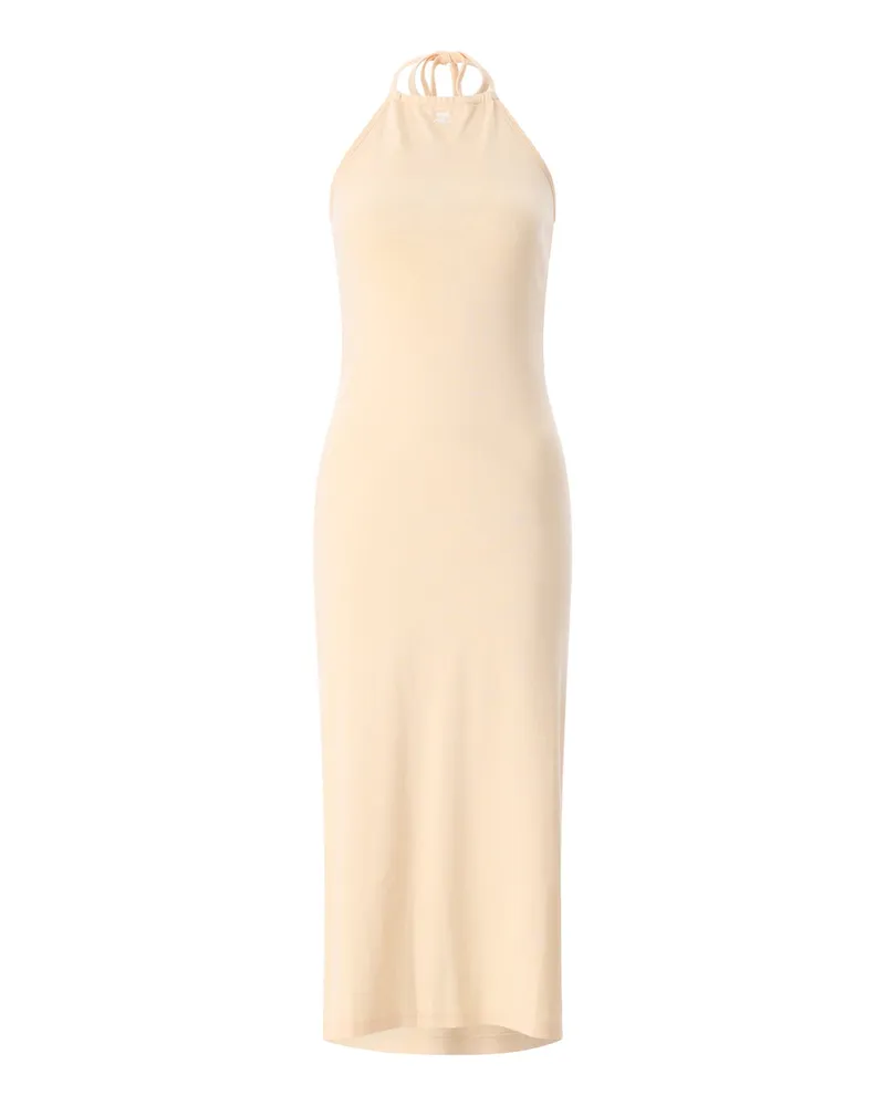 Courrèges Midikleid aus Baumwolle Orange