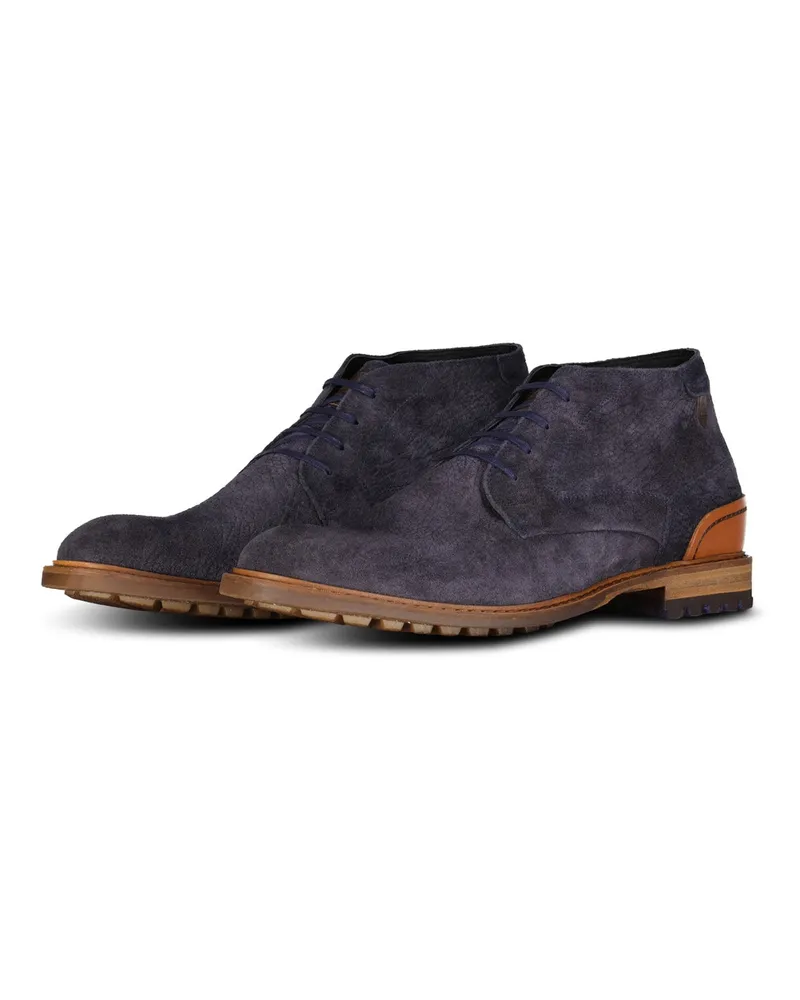 Van Bommel Schnürschuh Crepi Dunkelblau